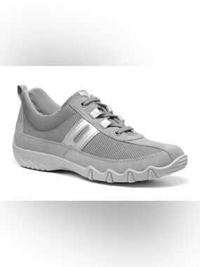 Hotter Leanne comfort concept lace up gray sneakers Size 41 or 8-1/2 worn once